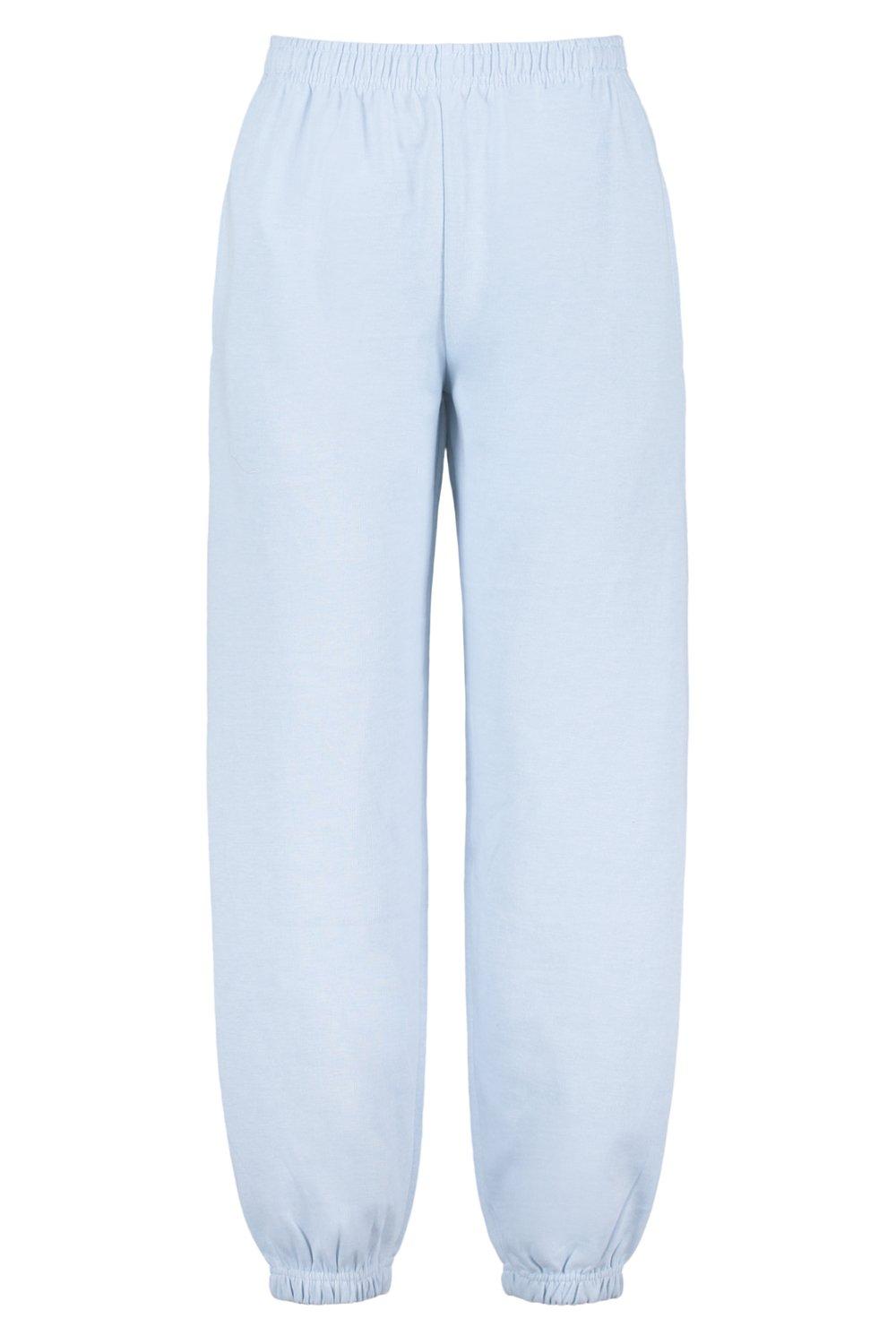 Baby Blue Petite Oversized Boyfriend Joggers